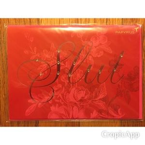 Papyrus Handmade Card.